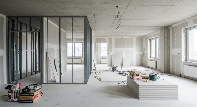 Recloisonnement complet d'un appartement, quartier Poincaré, Nancy, quartier Poincaré